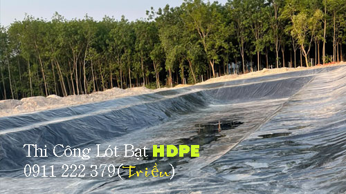 Bạt lót hồ tại Kon Tum