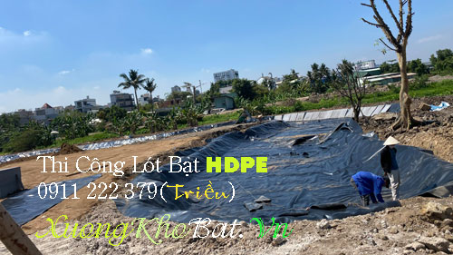 Bạt lót hồ tại Bình Phước