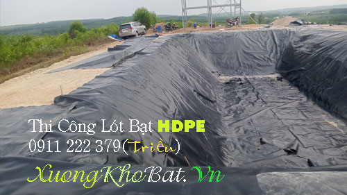 Bạt lót hồ tại Lâm Đồng