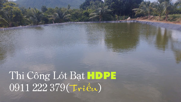 Bạt lót hồ tưới cây