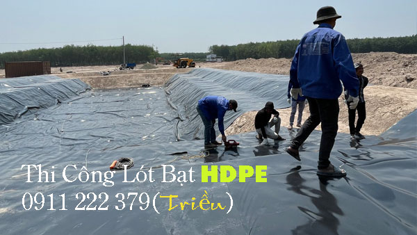 Bạt lót hồ tưới sầu riêng